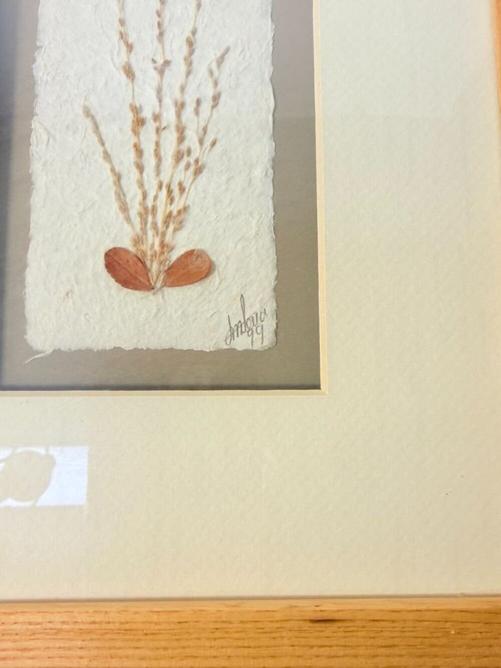 Wall Decor Handcrafted Floral Paper Art Vintage Sculptural Shadow Box Tiny Flowe - Picture 16 of 16